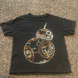 Star Wars Black and Orange BB-8 Kids Tee